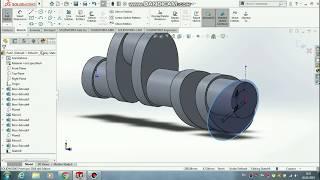 Crank Shaft-Solidworks Model