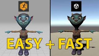 How To Set Up A Mixamo Character In Unity