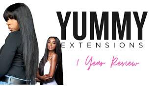 YUMMY EXTENSIONS* 1 Year Update* Cambodian Straight | Antonette Shay