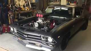 Blown '69 Chevelle Cold Start