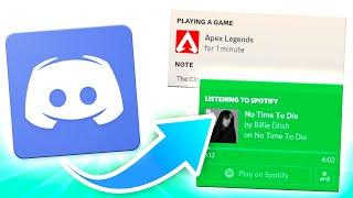 How To Show Game Activity On Discord! | Show What Game You Are Playing
