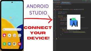 HOW to use your mobile phone to test apps in android studio 2022 BEGINNERS GUIDE