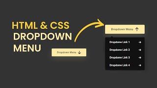 How to create clickable dropdown menu | Dropdown menu HTML CSS Clickable dropdown menu HTML CSS |