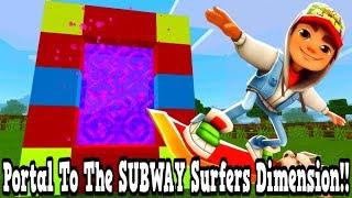 Minecraft - Portal To The Subway Surfers Dimension - Portal To The Subway Surfers!!!