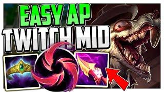 How to Play TWITCH MID Because it's BETTER THAN TWITCH JUNGLE | Twitch Season 12 League of Legends