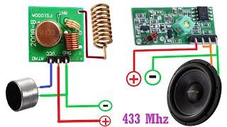 How to Make Transmit Voice with 433 Mhz Transceiver Module / 433 Mhz Module Hack
