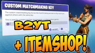 Fortnite EU Custom Matchmaking Live/Item Shop Countdown (Creator Code HossenB2_YT)