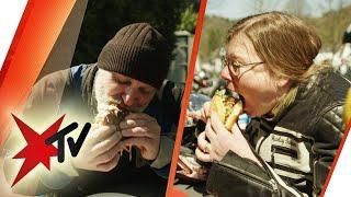 Wenn man Bikern Veggie-Burger unterjubelt: Schmecken sie den Unterschied? | stern TV