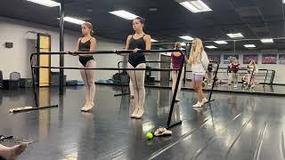 Pointe class ( beginners ) ( JDI dancers California )