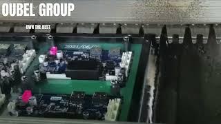 How does the whole DIP line running / wave soldering machine