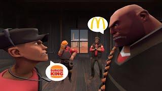 (TF2 15.ai) The Mercs Argue Over Their Favorite Fast Food Restaurants