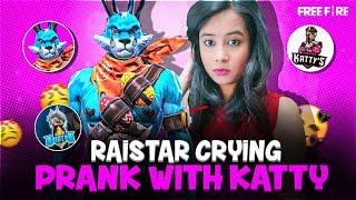 @RaiStar Crying Prank On Cute Girl  [Must Watch] - Garena Free Fire Max