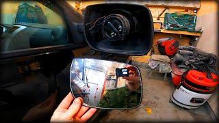 Замена зеркального элемента на наружном зеркале заднего вида Datsun mi-DO 2014-2021год