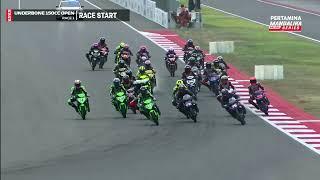 LAP TERAKHIR TAK TERDUGA! Race 1 Underbone 150cc Open Pertamina Mandalika Racing Series 2024 Rd. 5