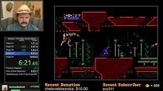 Batman: The Video Game NES speedrun in 9:59 by Arcus