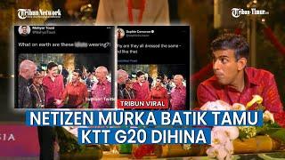 Lagi Viral YouTuber Hina Batik Indonesia yang Dipakai Delegasi KTT G20