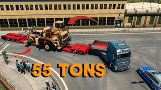 55 Ton| Haul Truck Chassis |Truck Driver in ETS 2 | G29 Gameplay