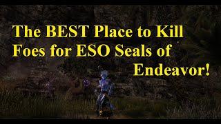 THE Best Place to Kill Foes for ESO Seals of Endeavors