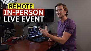 Adding Remote Presenters to an In-Person Conference | Vegas Live Event