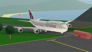 Attempting to land a Boeing 747 in lukla airport