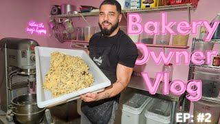 Day in the life of a BAKERY OWNER / Baking stuffed cookies & sugar cookies / EP:#2