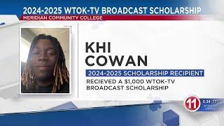 Meridian Community College Foundation announces their recipient of the 2024-2025 WTOK-TV Broadcas...