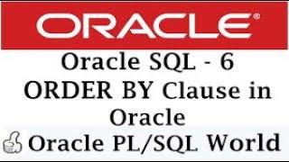 SQL: THE ORDER BY Clause