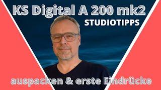 KSDigital A200 mk2 unpacking, first impression, auspacken und erste Eindrücke Ksdigital200mk2, Test