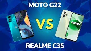 Moto G22 4G vs Realme C35 4G [COMPARATIVO]