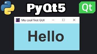 Python PyQt5 LABELS are easy!  ️