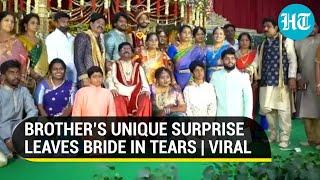 Viral video: Brother makes Telangana bride’s dream come true; Surprise leaves internet divided