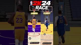 LeBron James vs. Stephen Curry Race | NBA 2K24 Gameplay PS5