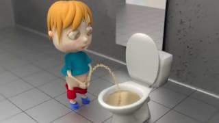 Little kid peeing