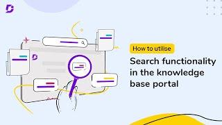 How to utilise search functionality in the knowledge base portal
