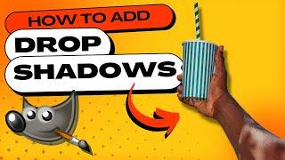 How to Add Drop Shadows in GIMP  (Works for Text or Images)