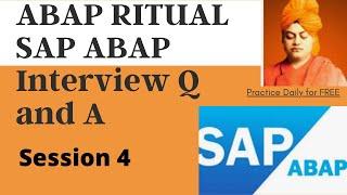 2. ABAP Rituals | ABAP Interview Question's Answers - Session 2 | Buffer | Single  | Generic | Full