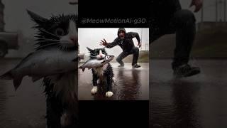 Cat wants fish - Ai Cat Story ,Meow Motion Ai #catlover #cute #cat #meow #kitten #viralcat #ai