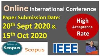 Virtual Scopus and IEEE Conference 2020 | Quick Acceptance and Publication