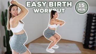 15 Min. Full Body Schwangerschafts-Workout | Vorbereitung auf die Geburt