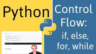 Python for Data Analysis: Control Flow (if, else, for, while)