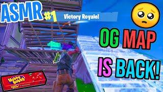 ASMR Gaming  Fortnite OG Victory Royale! Relaxing Gum Chewing  Controller Sounds + Whispering