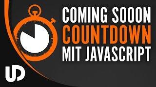Coming Soon Countdown Timer mit JavaScript bauen! [Tutorial]