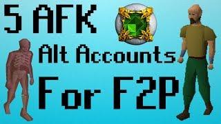 [OSRS] 5 AFK Alt Account Types for F2P