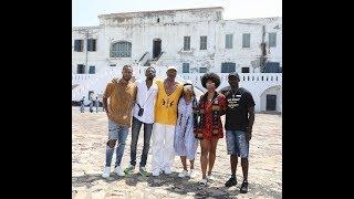 Steve Harvey & his family visits "Cape Coast & Elmina Castle in Ghana"