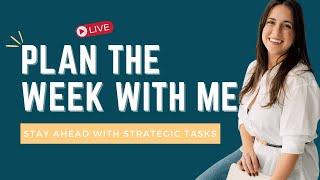 How to Plan Your Week in Real Estate [LIVE]