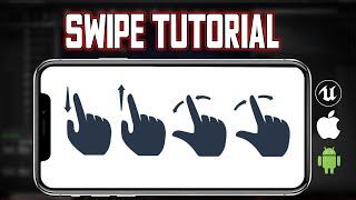 Swipe touch controls unreal engine mobile tutorial