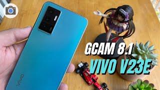 Google Camera 8.1 Vivo V23e test Full Camera Features | Gcam vs Camera Stock