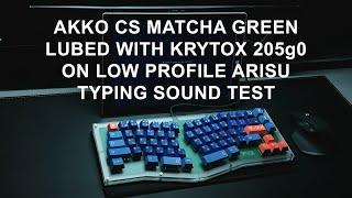 Akko CS Matcha Green Linear Switch Sound Test