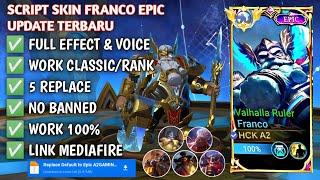Script Skin Franco Epic Terbaru | Full Effect Voice | Patch Terbaru