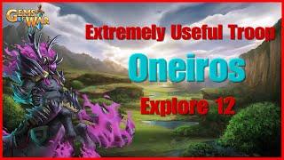 Gems of War. Extremely Useful Troop. Oneiros Explore 12.